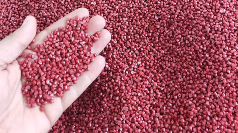 Polymer material production